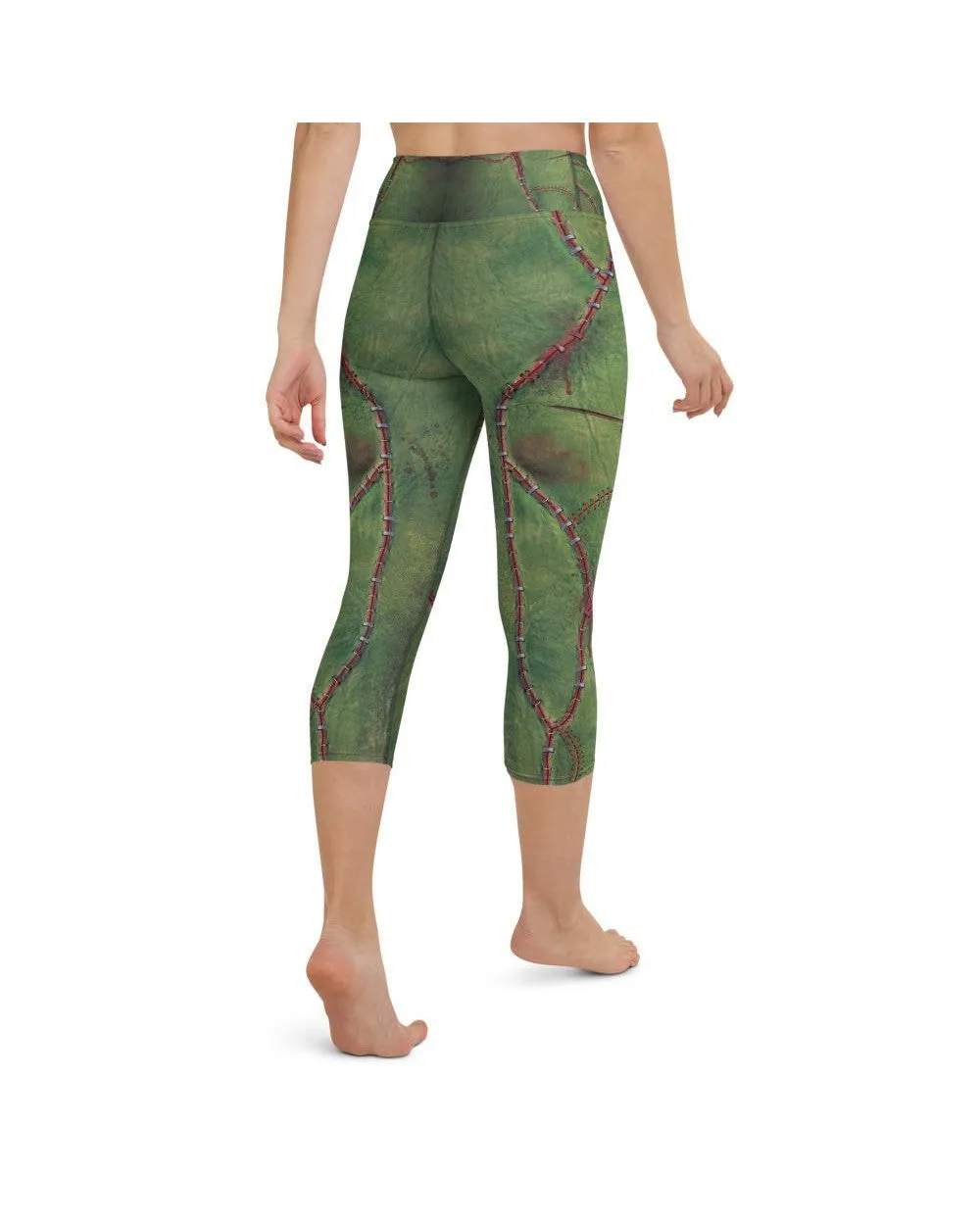 Frankenstein Inspired Yoga Capris