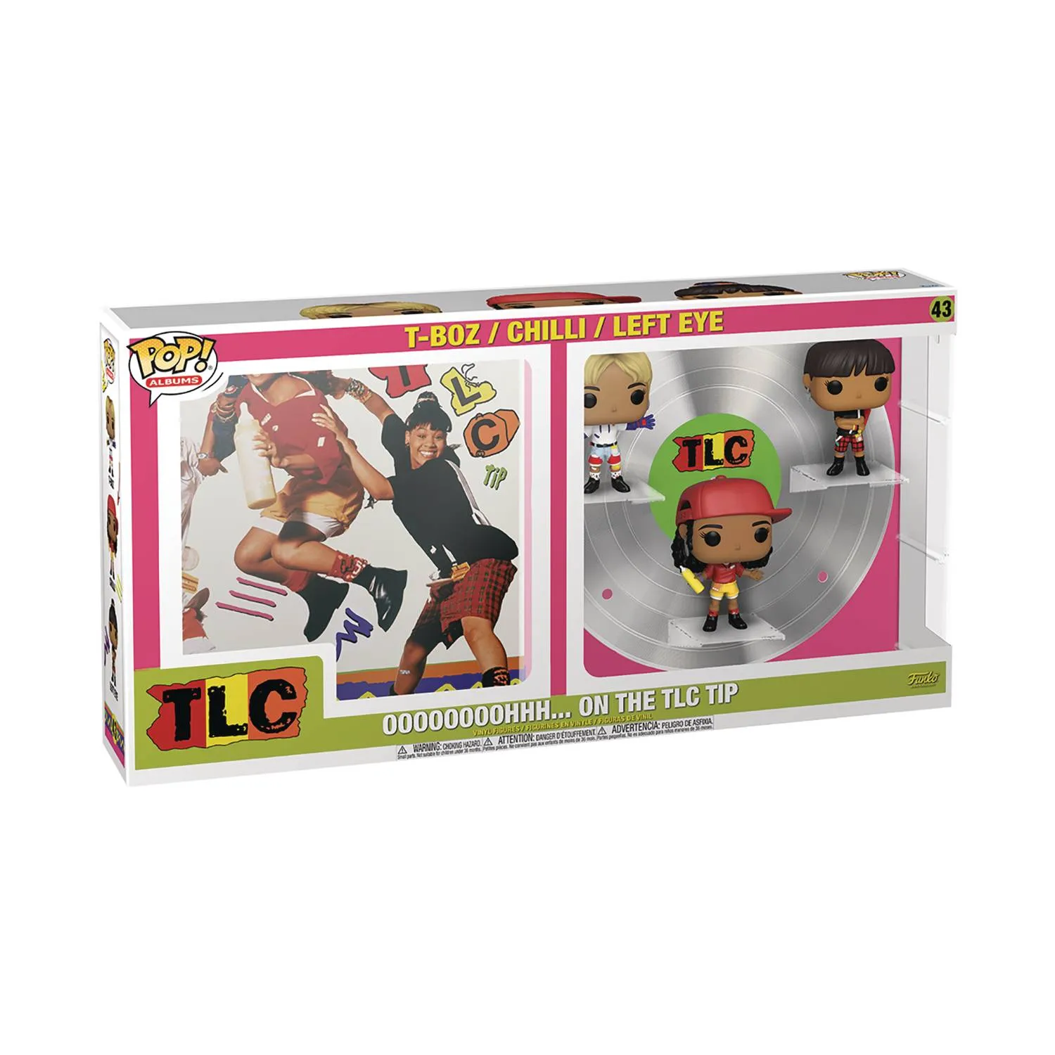 Funko Pop! Albums #43 - TLC - Oooooooohhh... On the TLC Tip Vinyl Figures (65776) LOW STOCK