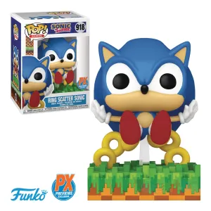 Funko Pop! Games #918 - Sonic The Hedgehog - Ring Scatter Sonic (PX Exclusive) Vinyl Figure (71557)