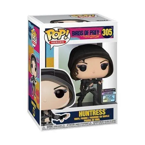 Funko Pop! Heroes 305 Birds of Prey Huntress Funko Pop! w/ Collectible Card - EE Exclusive