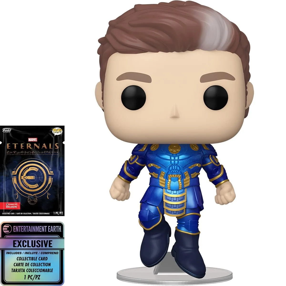 Funko Pop! Marvel #727 - The Eternals - Ikaris (Entertainment Earth Exclusive) Vinyl Figure with Collectible Card