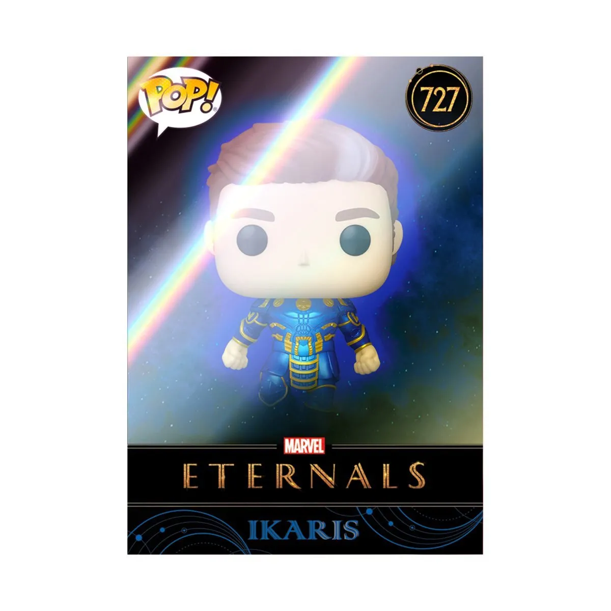 Funko Pop! Marvel #727 - The Eternals - Ikaris (Entertainment Earth Exclusive) Vinyl Figure with Collectible Card