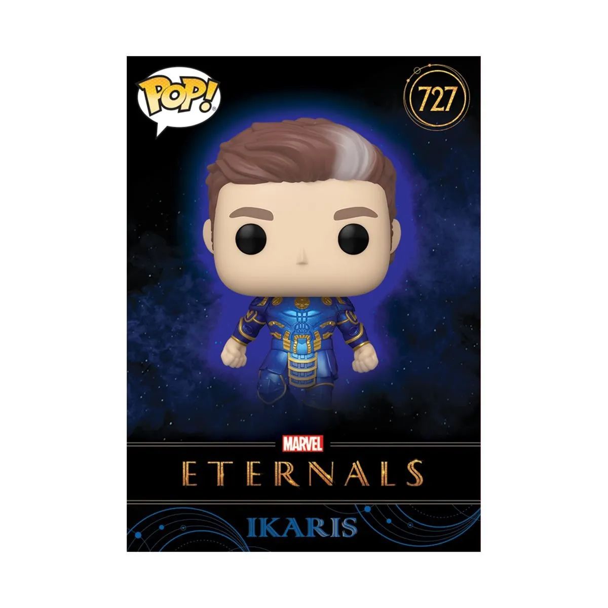 Funko Pop! Marvel #727 - The Eternals - Ikaris (Entertainment Earth Exclusive) Vinyl Figure with Collectible Card