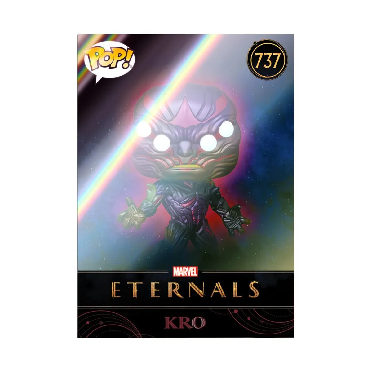 Funko Pop! Marvel #737 - The Eternals - Kro (Entertainment Earth Exclusive) Vinyl Figure with Collectible Card