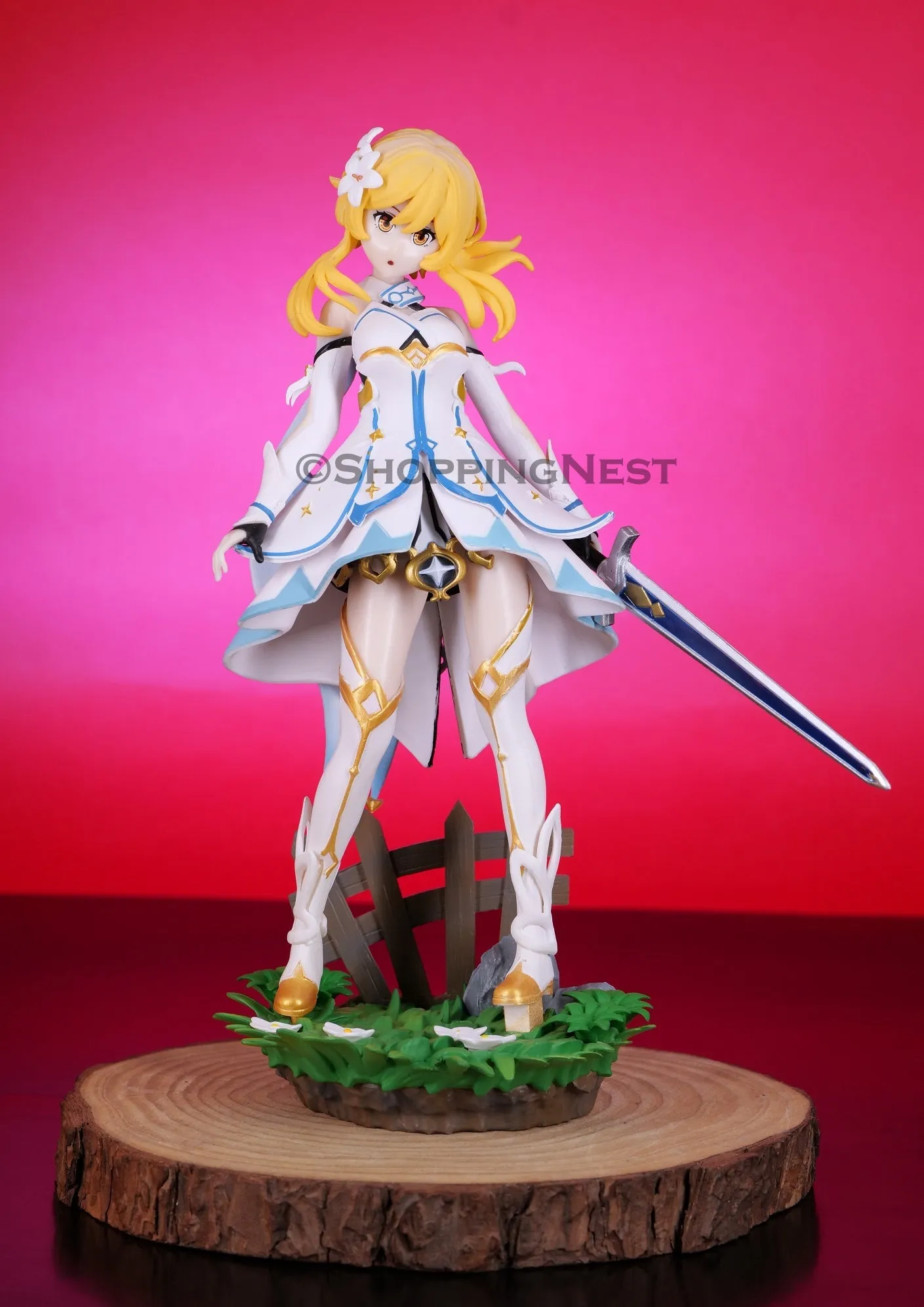 Genshin Impact Lumine Gaming Action Figure | 26 Cms |