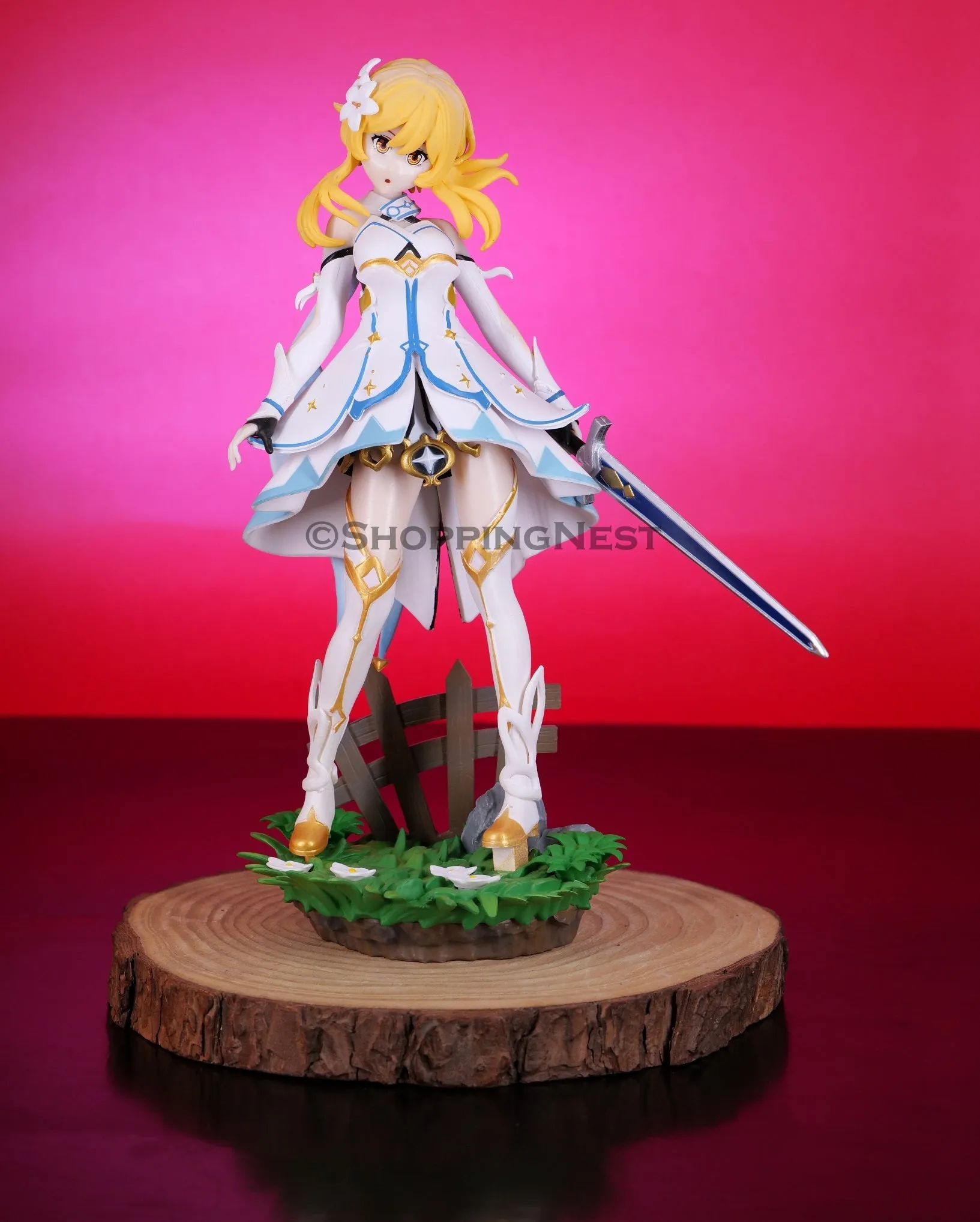 Genshin Impact Lumine Gaming Action Figure | 26 Cms |