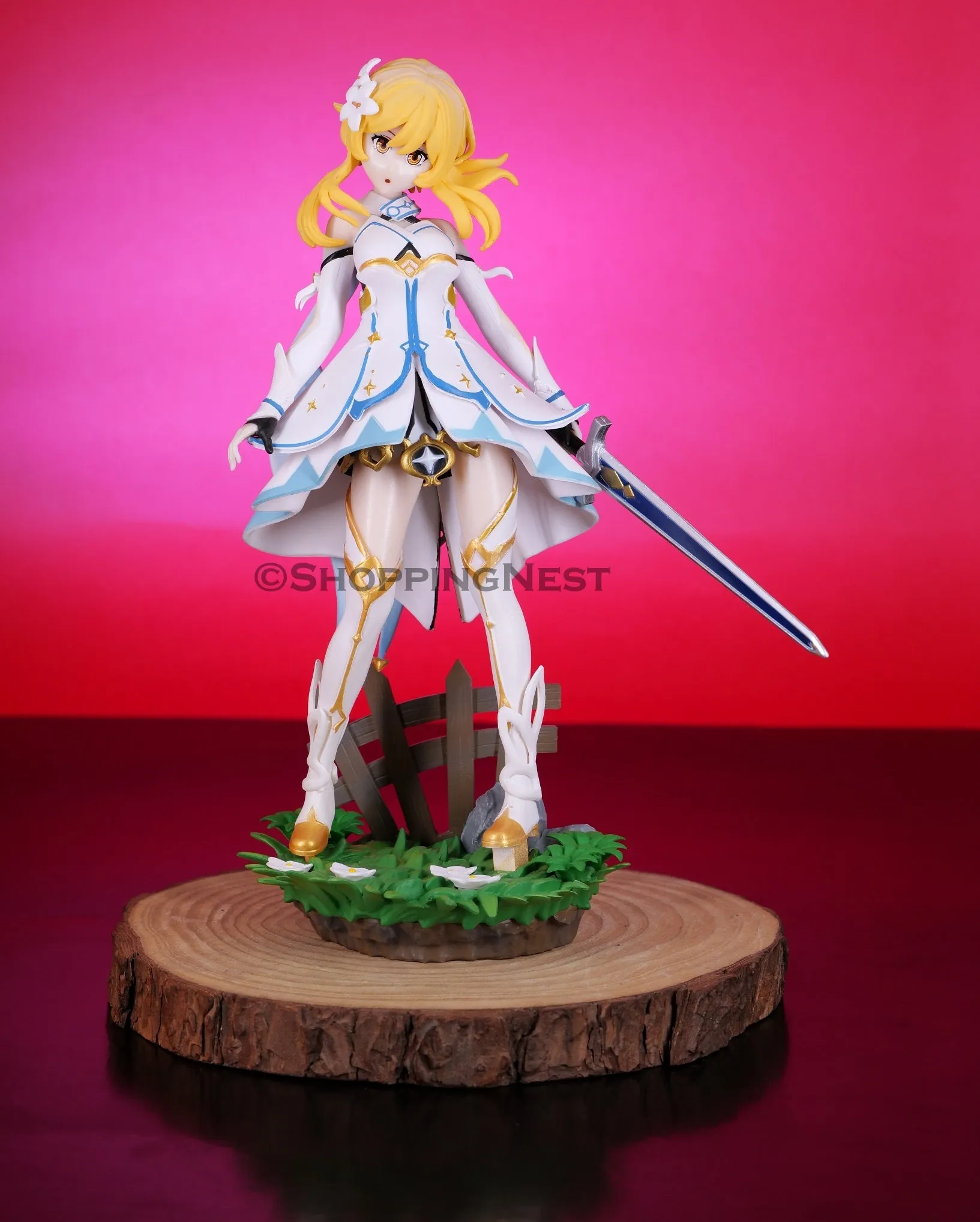 Genshin Impact Lumine Gaming Action Figure | 26 Cms |