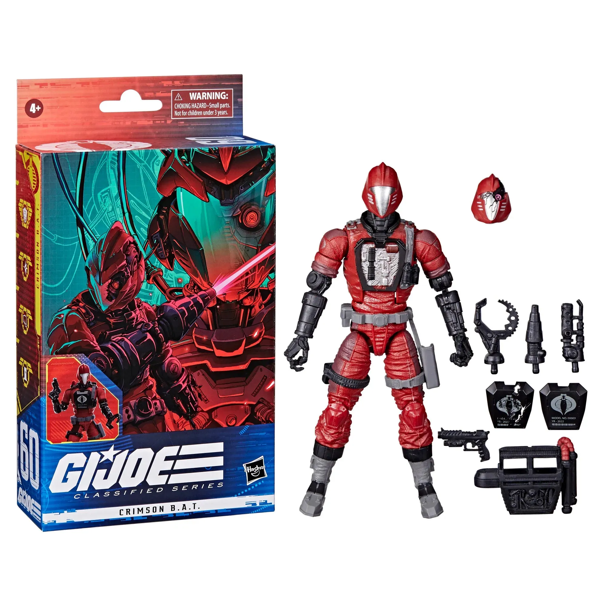 G.I. Joe Classified Series #60 - CRIMSON B.A.T. Action Figure (F4032)