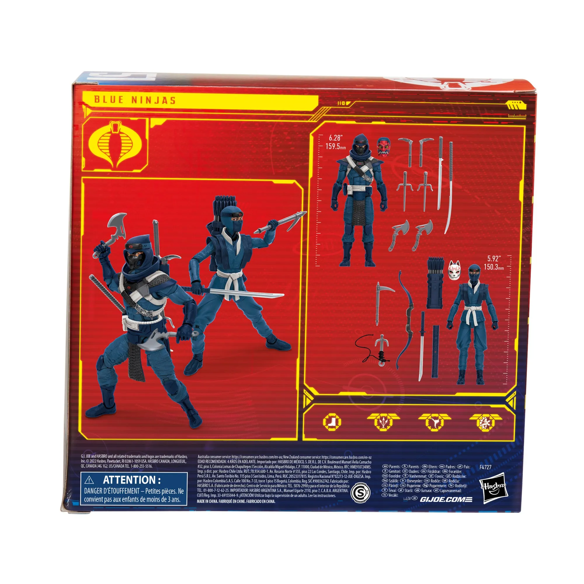 G.I. Joe Classified Series Blue Ninjas Action Figure 2 Pack