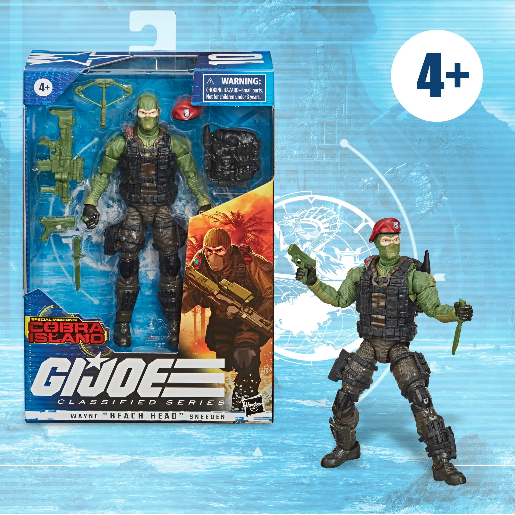 G.I. Joe Classified Series Special Missions: Cobra Island Wayne “Beach Head” Sneeden