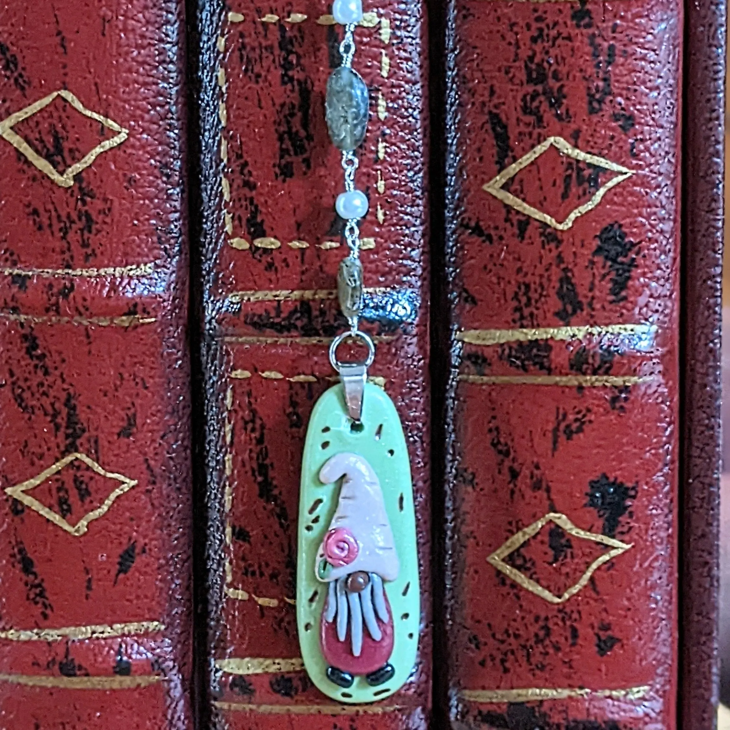 Gnome Labradorite Bead Bookmark