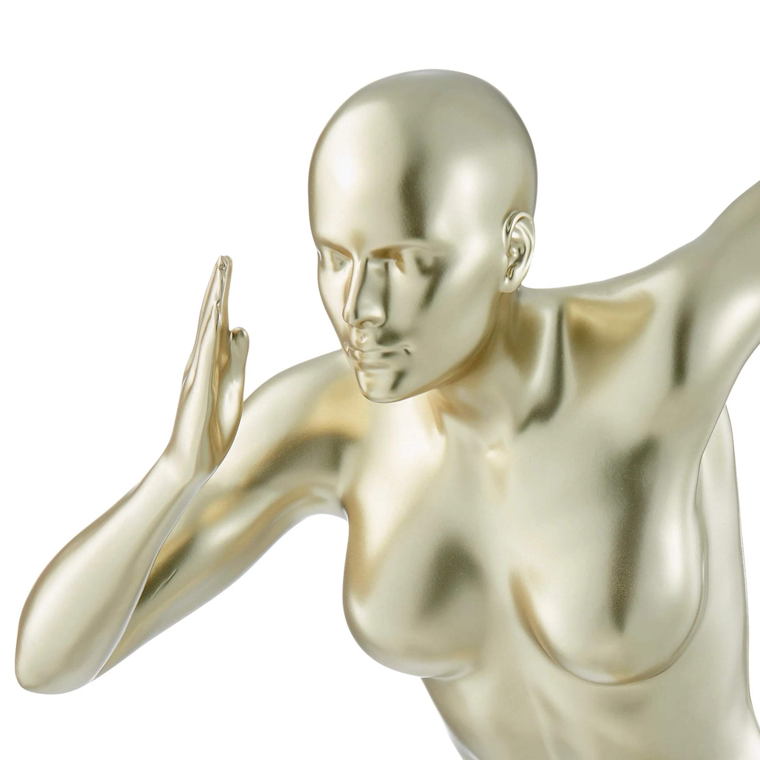 Gold Wall Runner 20" Woman Sculpture