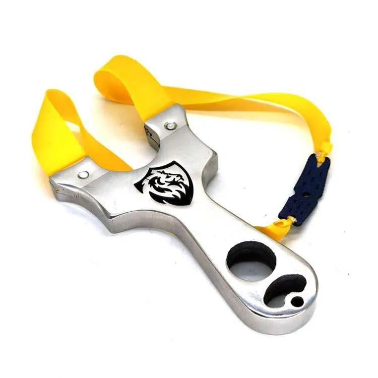 High Quality Roaring Lion Stainless Steel Slingshot