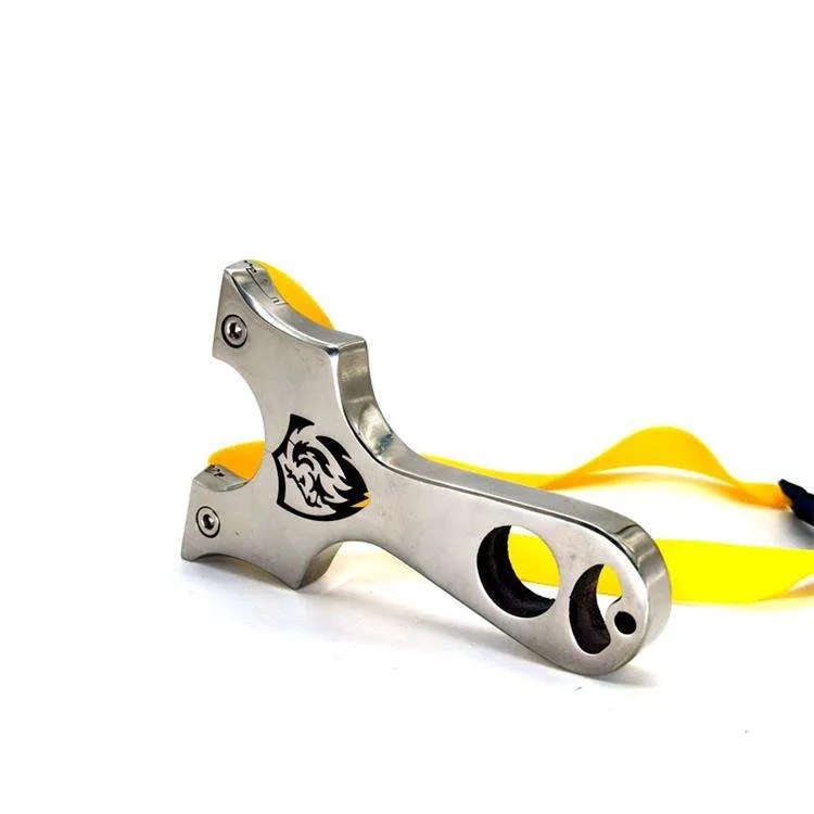 High Quality Roaring Lion Stainless Steel Slingshot