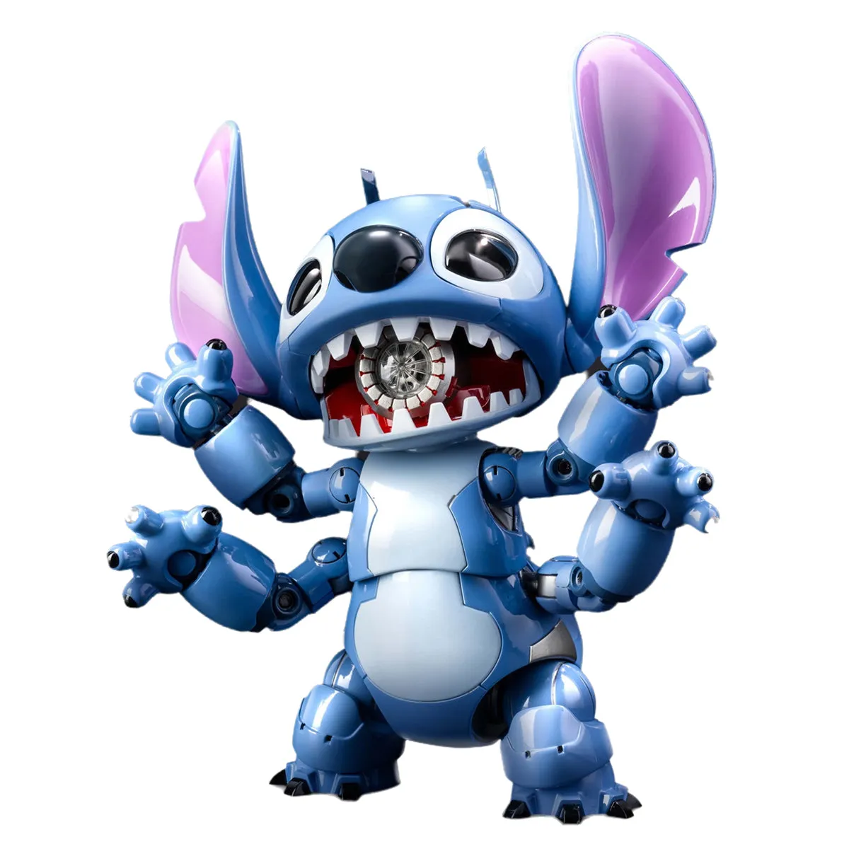 HiPlay Blitzway Articulated Robot Series, Lilo & Stitch: Stitch, Mecha & Robot Style, H16cm Action Figure Full Set