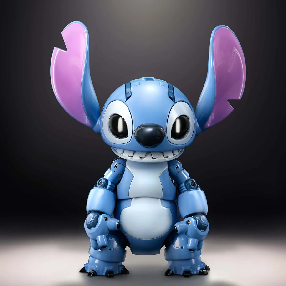 HiPlay Blitzway Articulated Robot Series, Lilo & Stitch: Stitch, Mecha & Robot Style, H16cm Action Figure Full Set