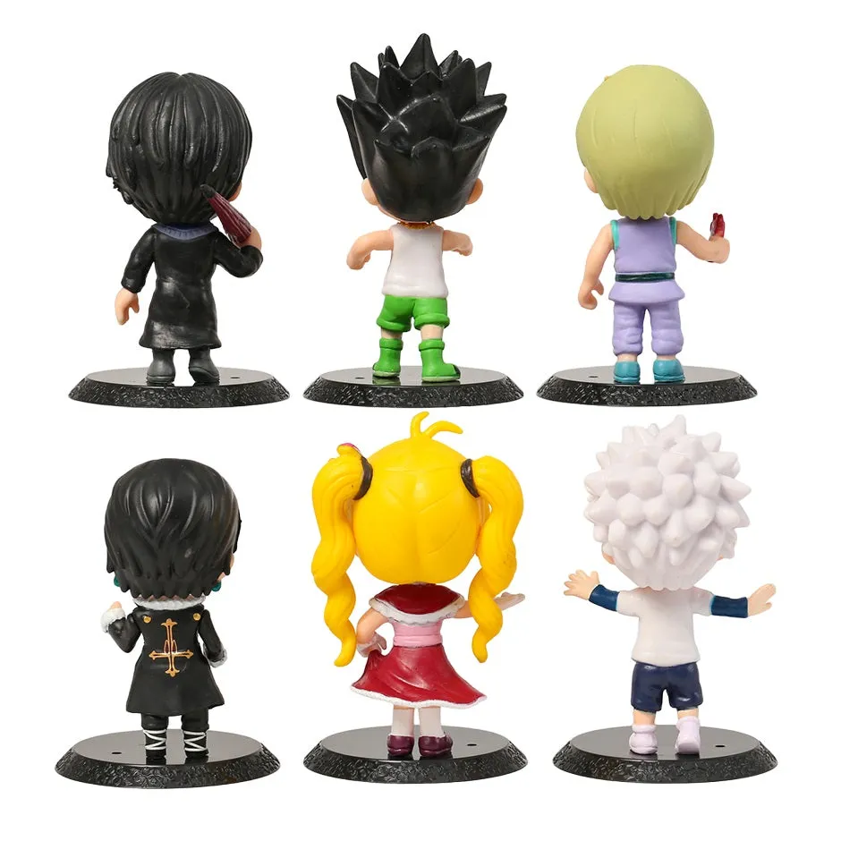 Hunter x Hunter Set Of 6 Action Figures SET B  | 10 Cms |