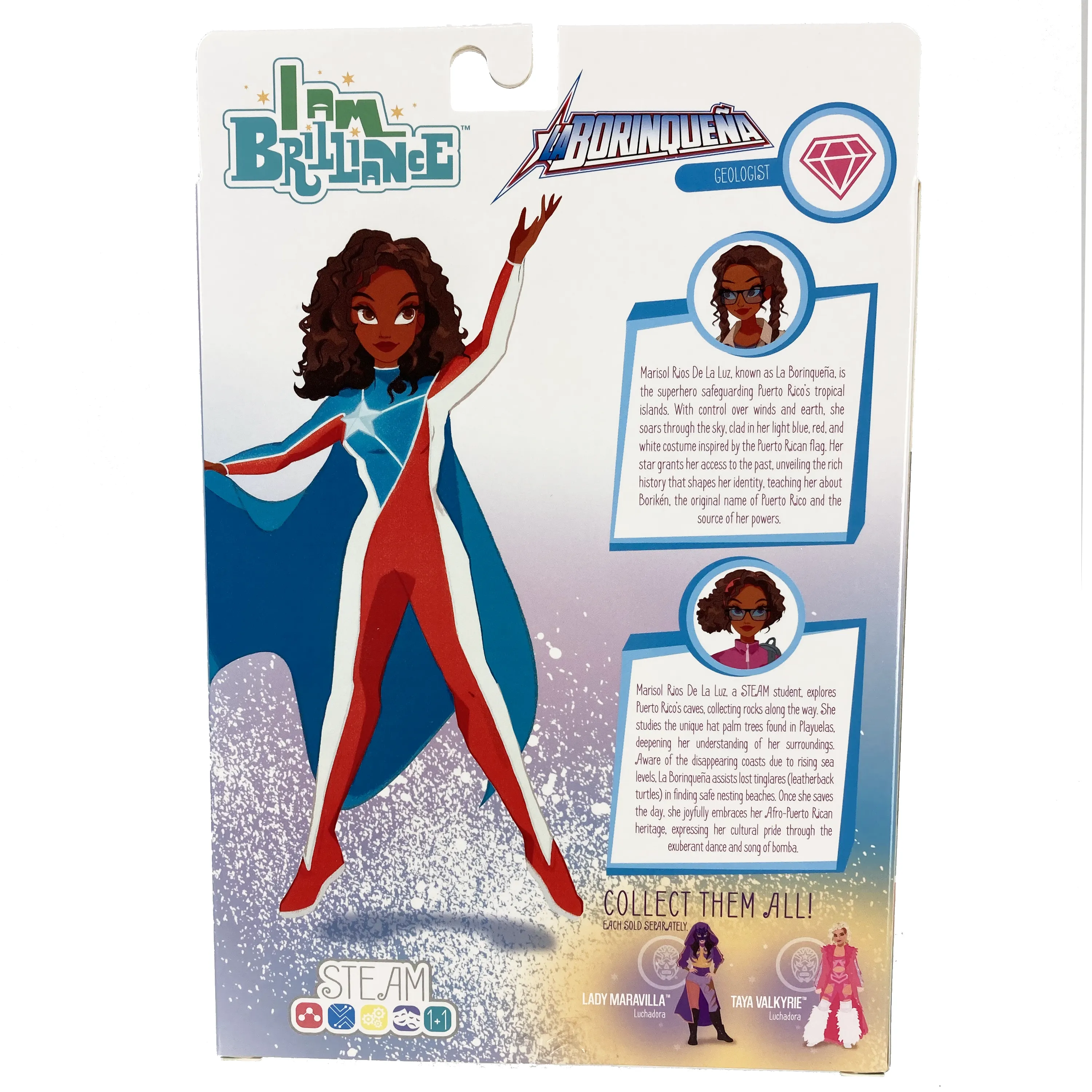 I Am Brilliance Action Doll: La Borinqueña