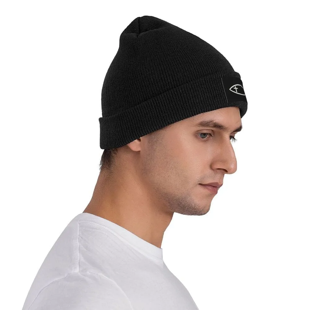 Ichthys Symbol Unisex Beanie Hat