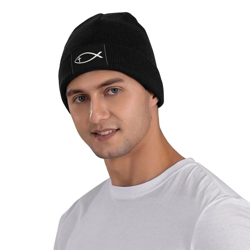 Ichthys Symbol Unisex Beanie Hat