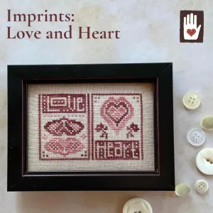 Imprints: Love and Heart - Heart In Hand Needleart