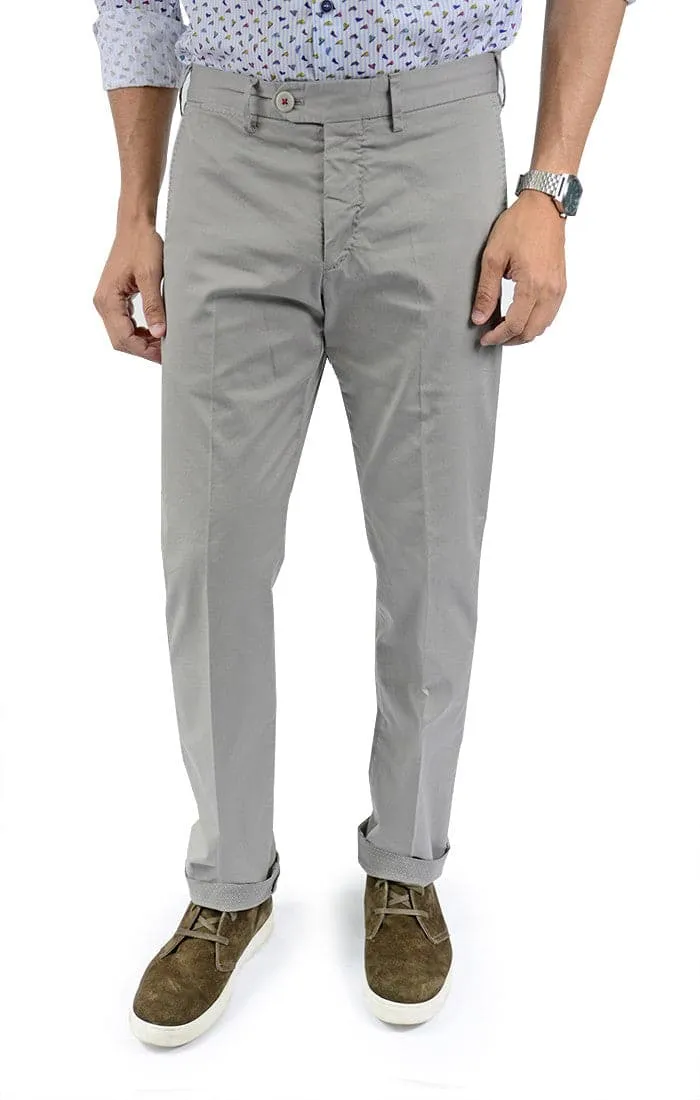 Italian Chino Pants in Gray