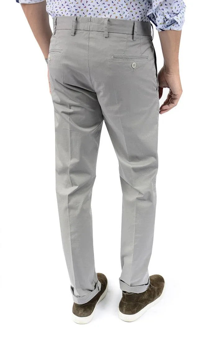 Italian Chino Pants in Gray