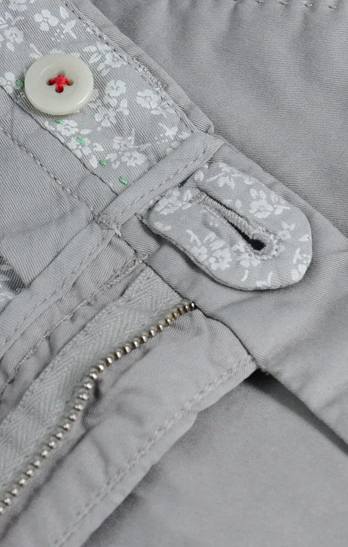 Italian Chino Pants in Gray