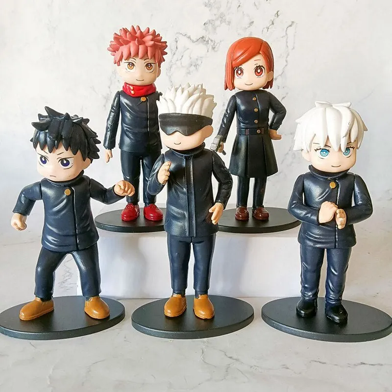 Jujutsu Kaisen Big Set of 5 Action Figure Gojo Satoru Yuji Itadori [15 CM]