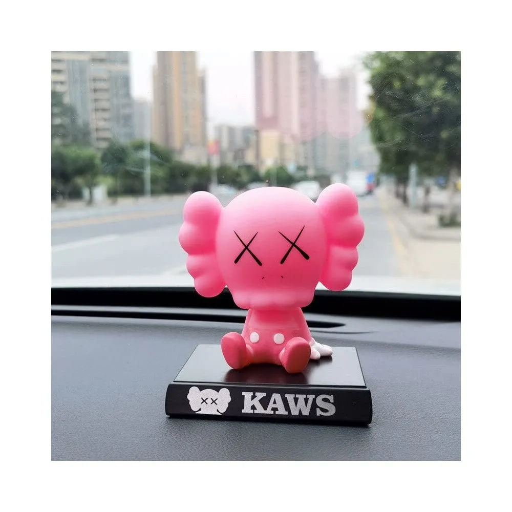 Kaws Bearbrick Bobblehead With Mobile Holder For Cars | 13.5 CM  |