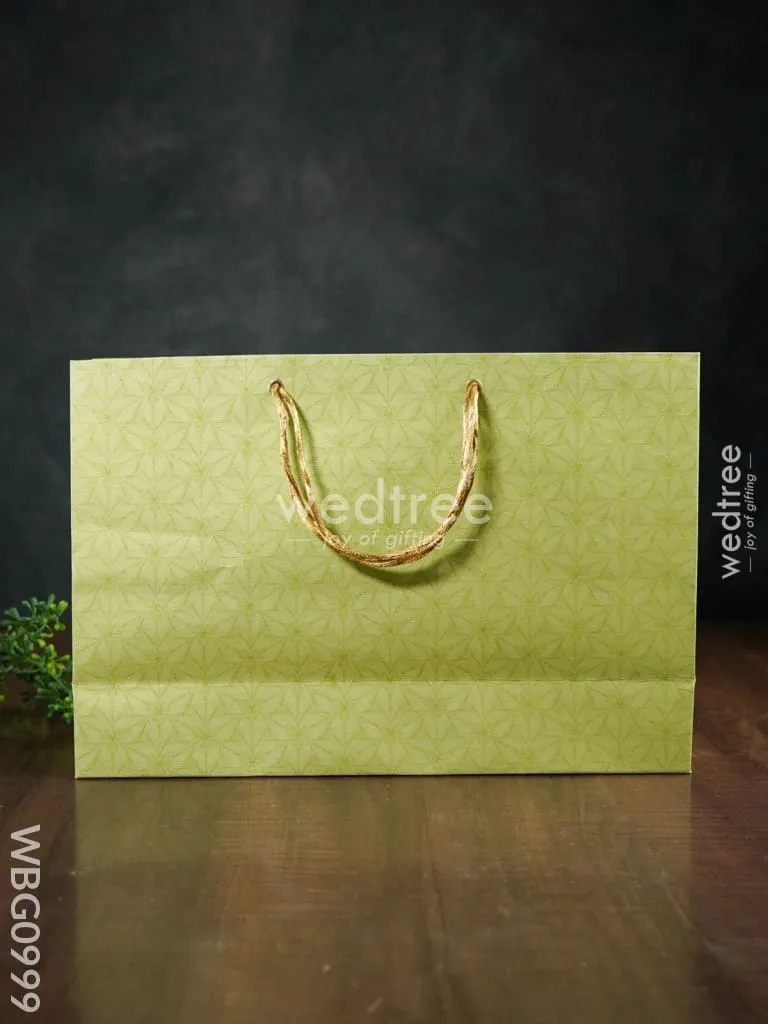 Leaf Design Printed Paper Bag - WBG0999