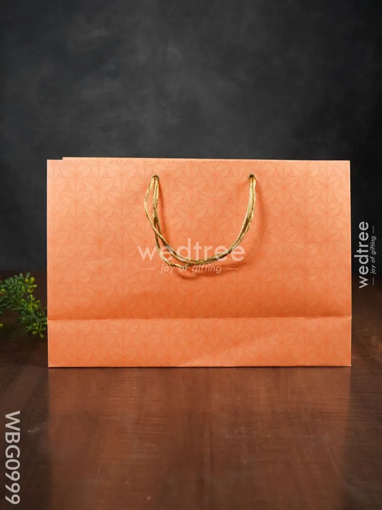 Leaf Design Printed Paper Bag - WBG0999