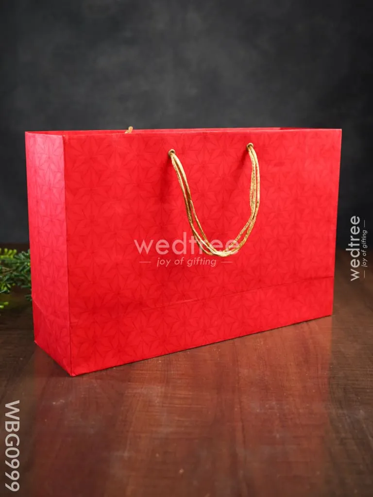 Leaf Design Printed Paper Bag - WBG0999