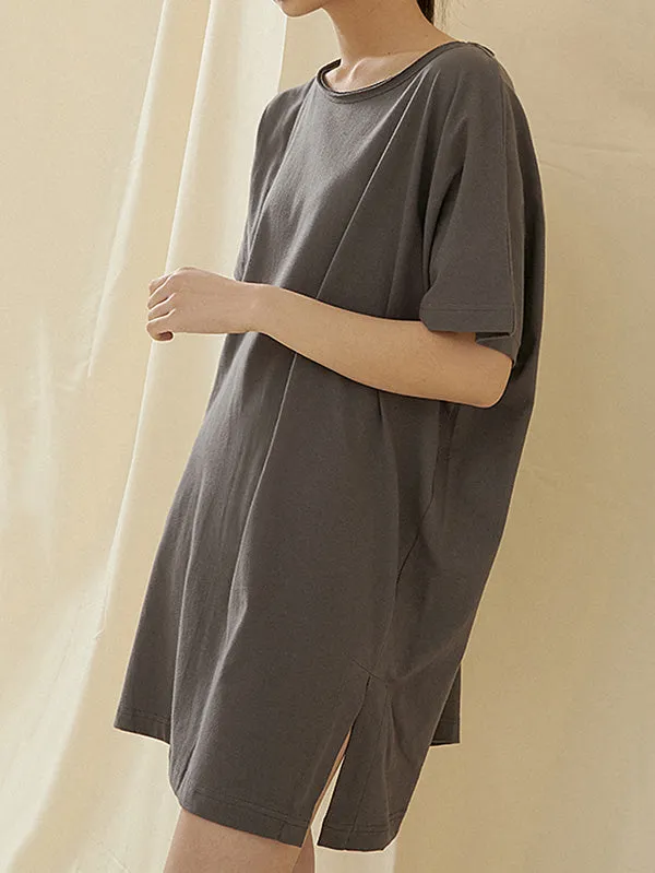 Loose Simple Solid Comfortable T-Shirts