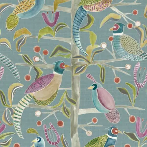 Lossie Printed Cotton Fabric (By The Metre) Mineral