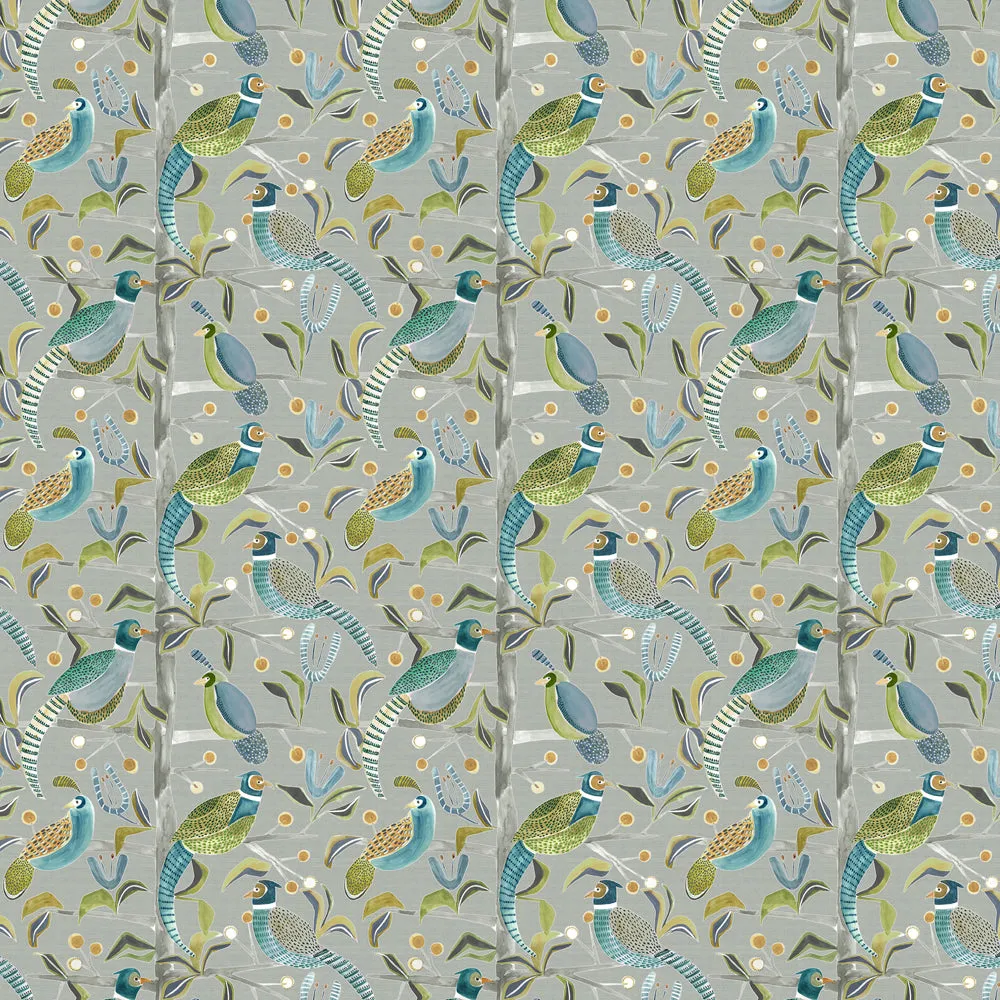 Lossie Printed Cotton Fabric (By The Metre) Pine