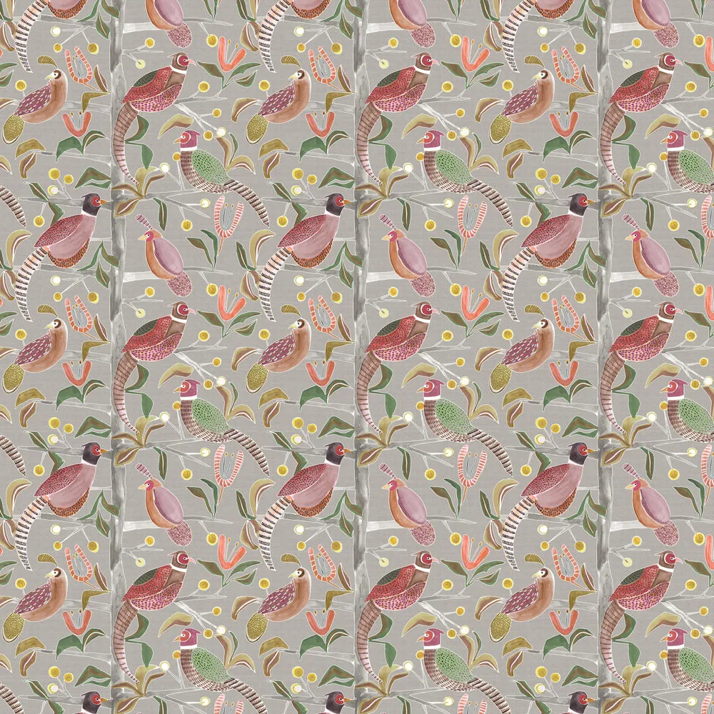 Lossie Printed Cotton Fabric (By The Metre) Sandstone