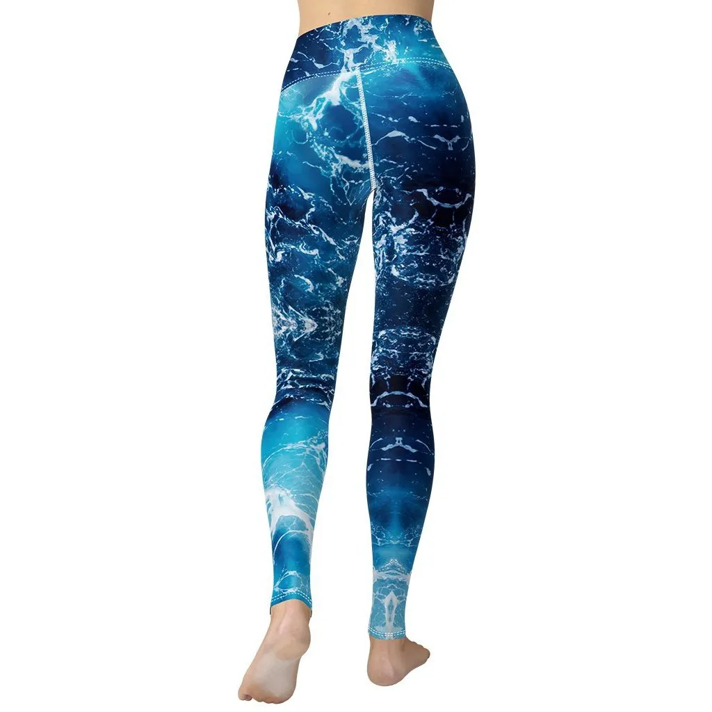 Lovely Ocean Yoga Leggings