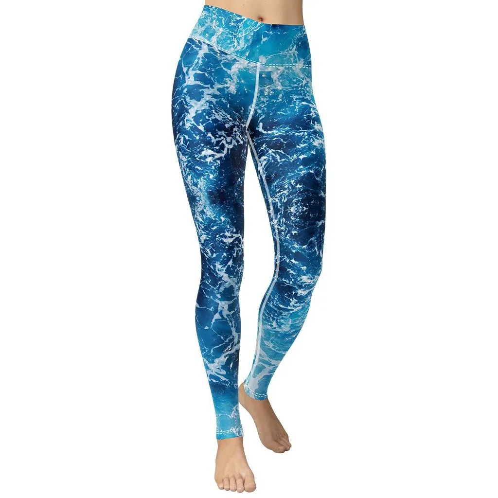 Lovely Ocean Yoga Leggings