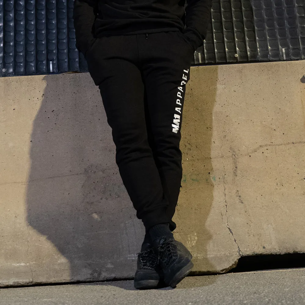 MA1 Black Joggers