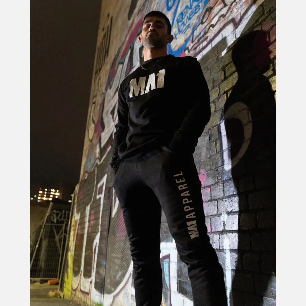 MA1 Black Joggers