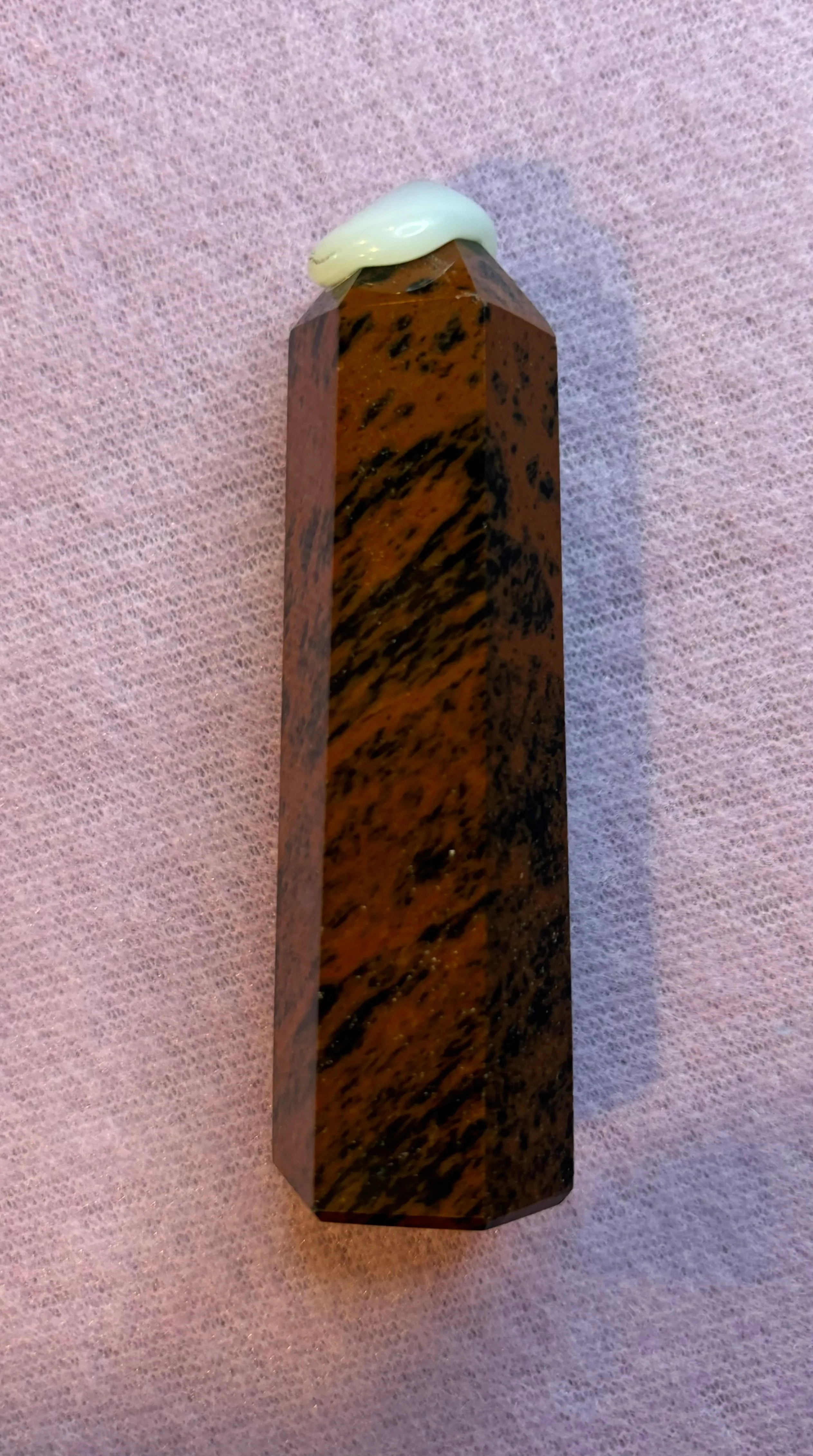 🌟🔮MAHOGANY OBSIDIAN OBELISK🔮🌟