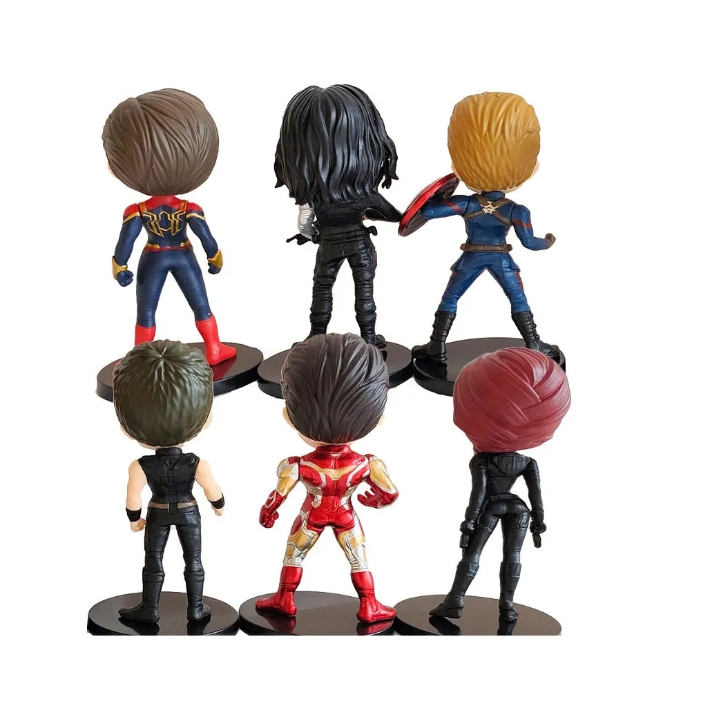 Marvel Avengers Superheroes Set Of 6 Action Figures (10 Cms)