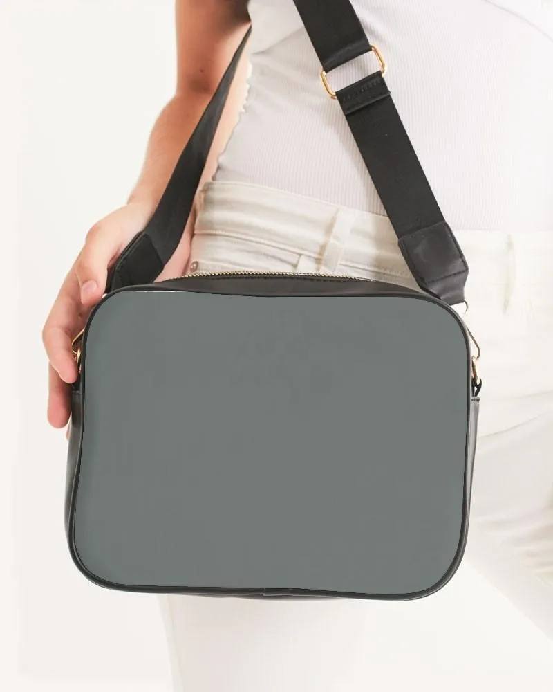 Medium Dark Green Gray Crossbody Bag | Medium Dark Pale Green Gray | C10M0Y10K60