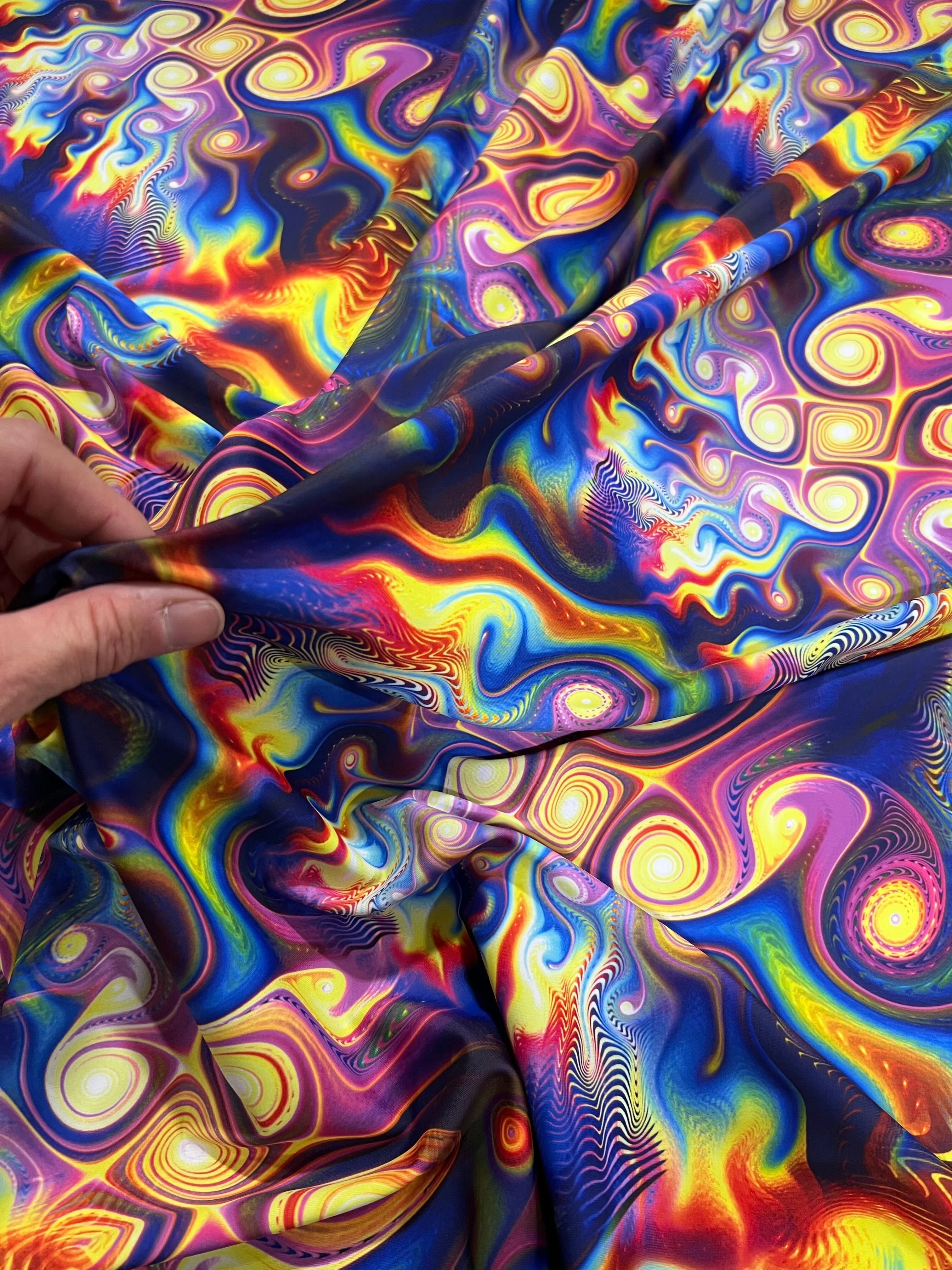 Meteorite Print Spandex Fabric