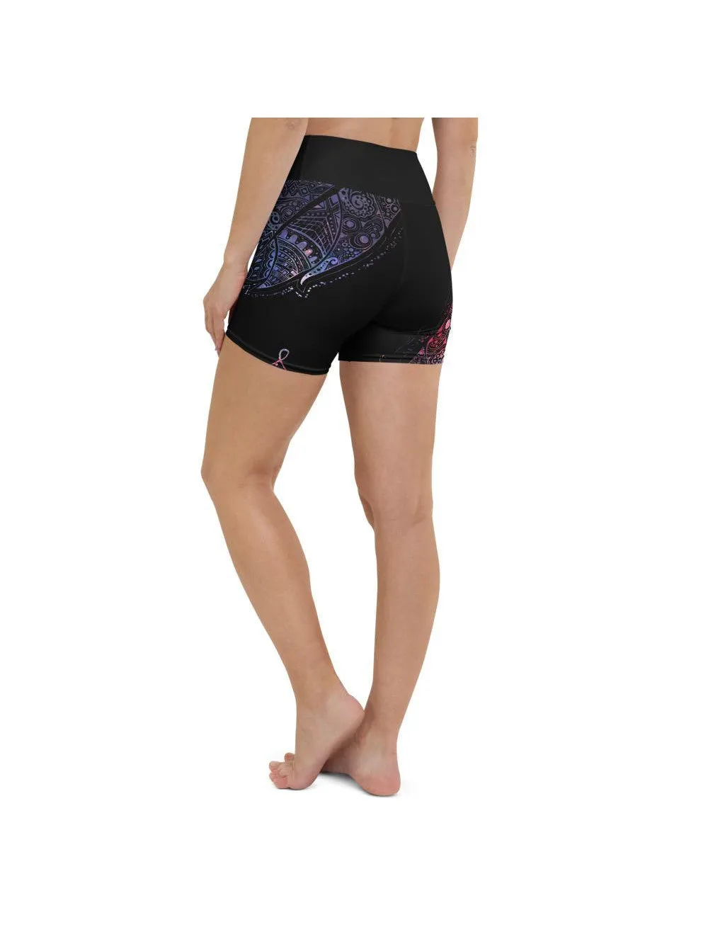 Mystic Feather Yoga Shorts