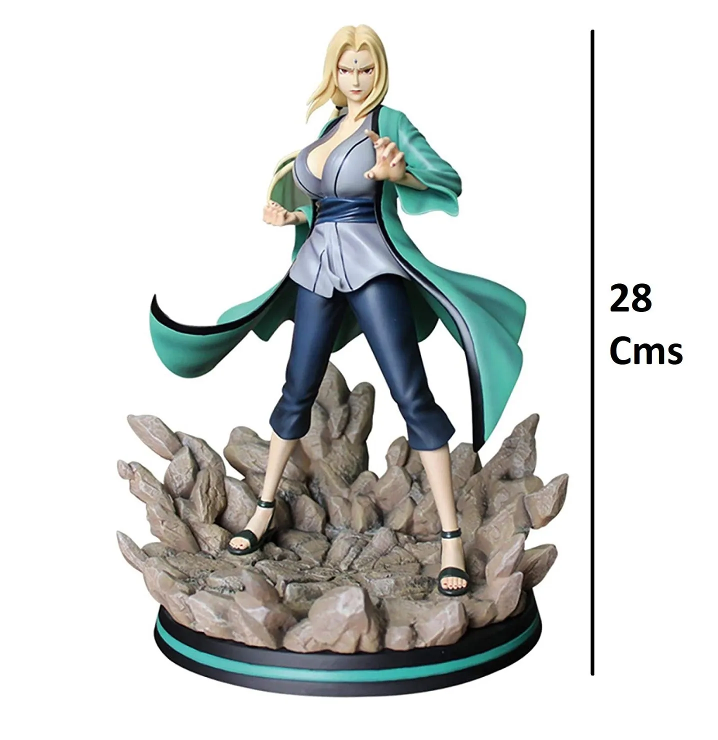 Naruto Lady Tsunade Legendary Sanin Fifth Generation Action Figure | 28 Cms |