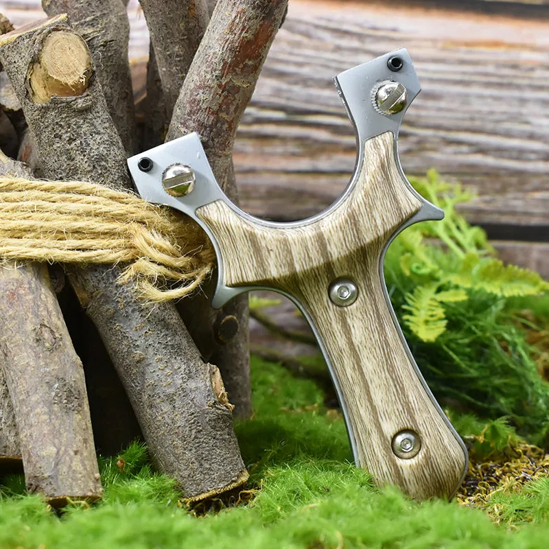 New Alloy Wood Patch High Precision Slingshot