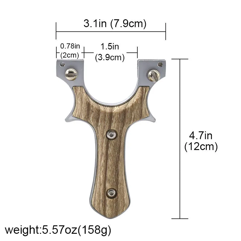 New Alloy Wood Patch High Precision Slingshot