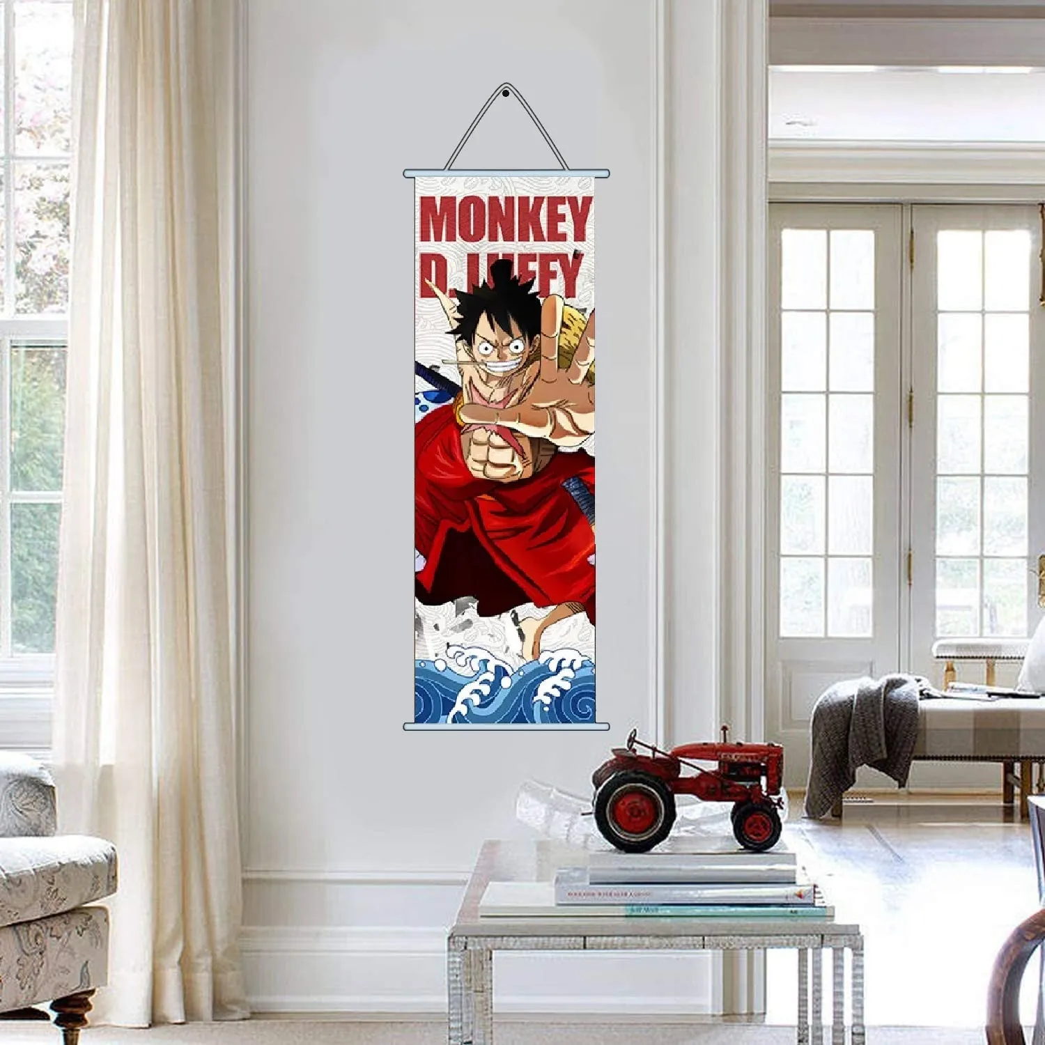 One Piece | Monkey D Luffy Anime Poster Wall Scroll | 70 x 25 Cm |